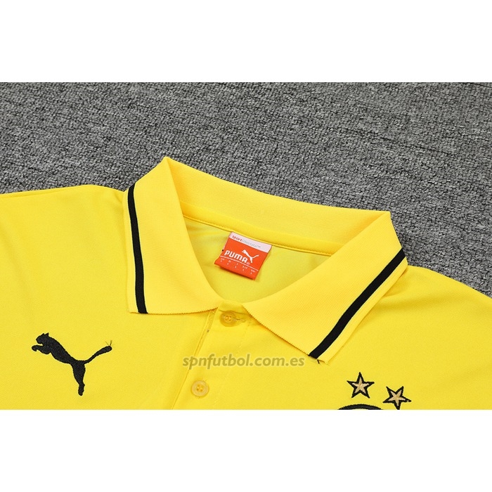 Camiseta Polo del Borussia Dortmund 2022-2023 Amarillo y Blanco